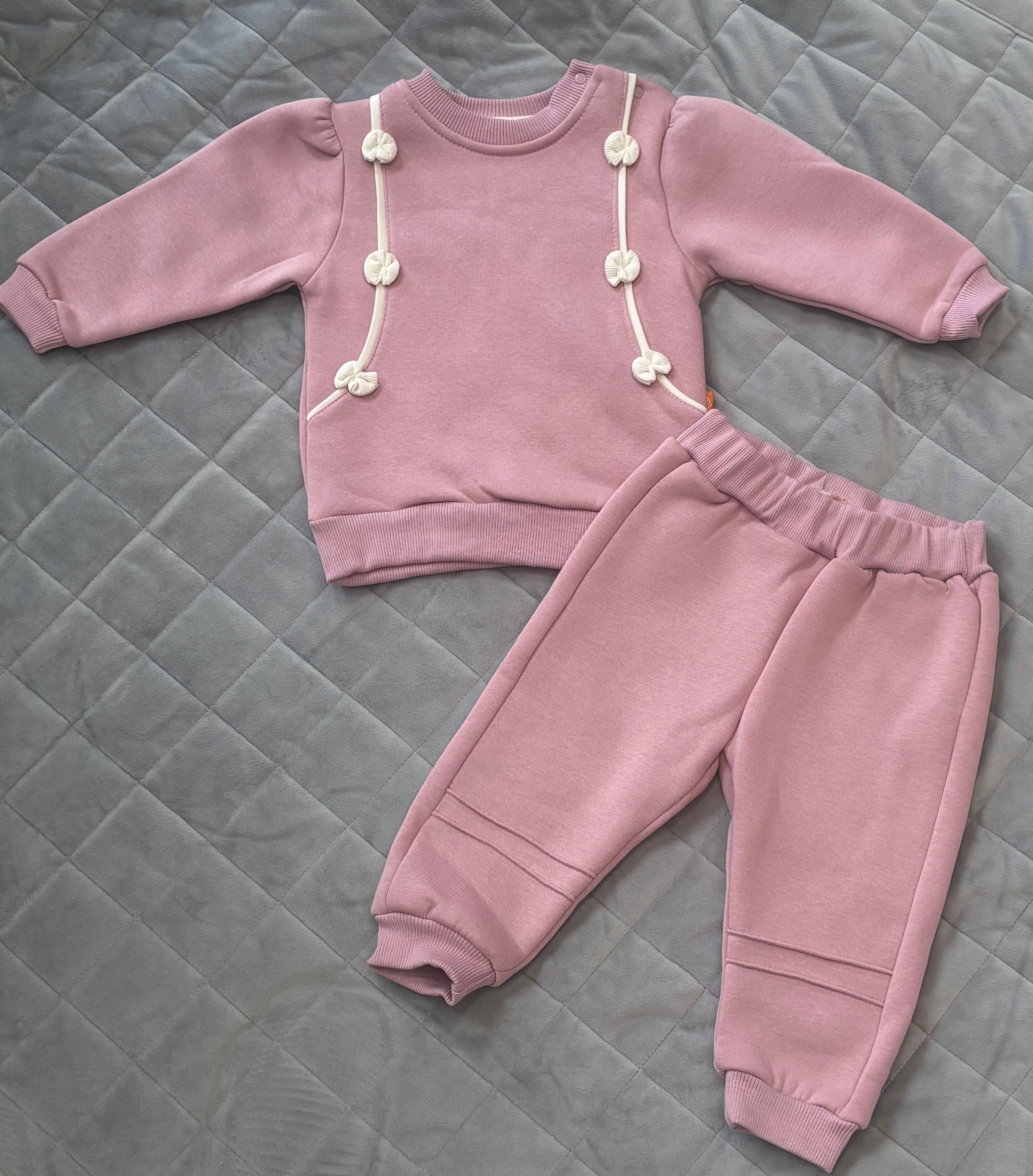 Girls bow tracksuit