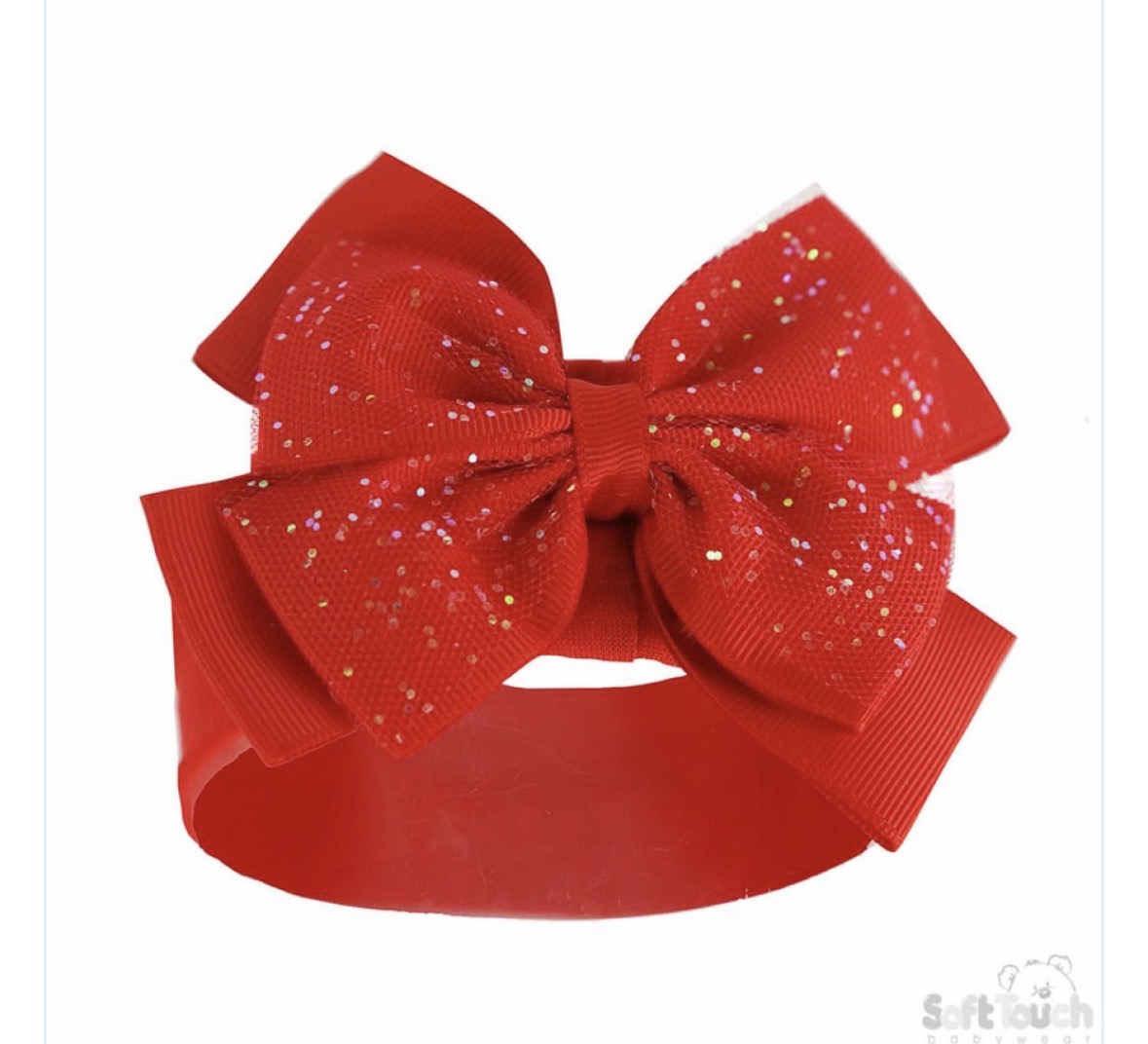 Glitter bow headbands