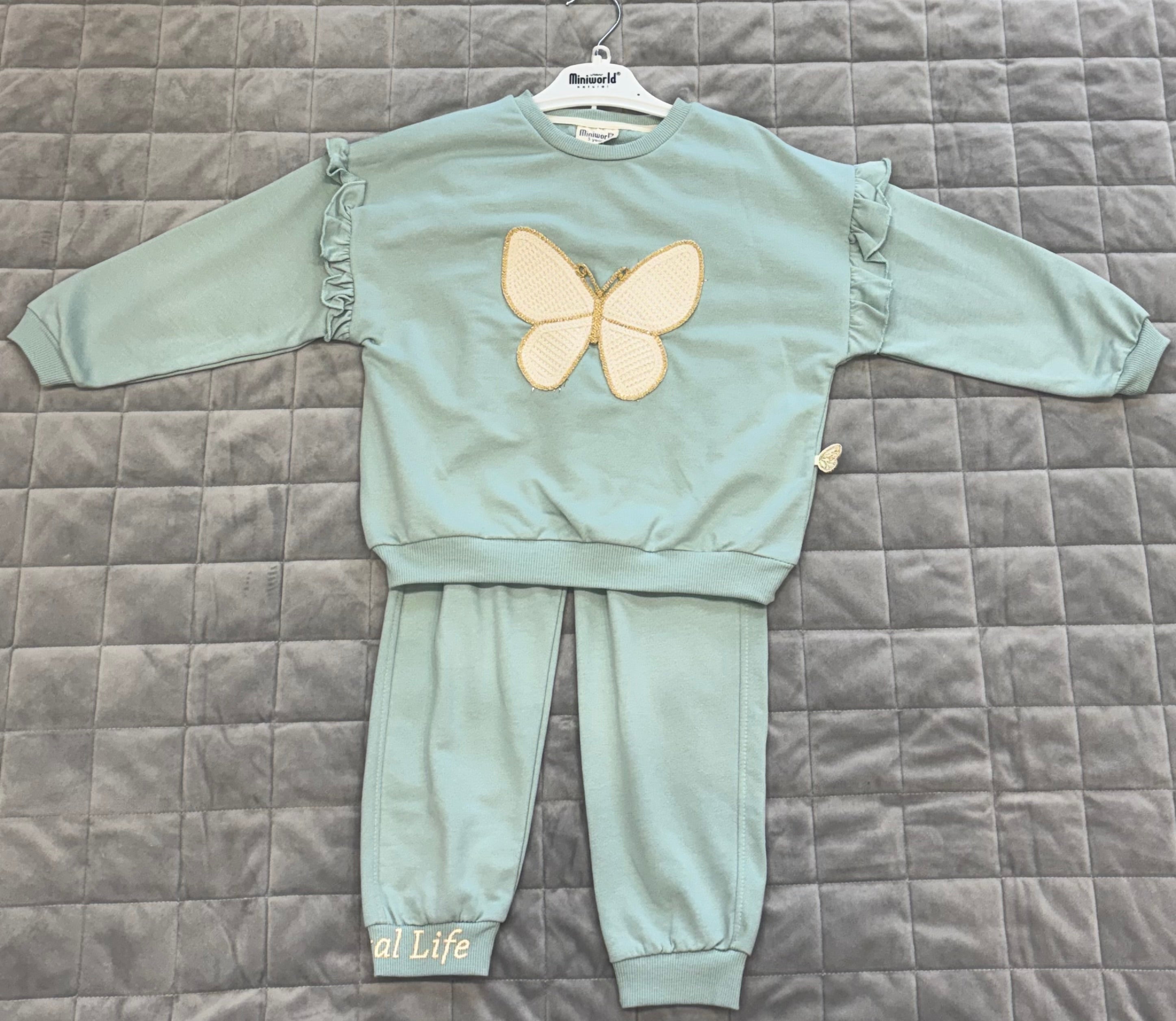 Girls two piece butterfly set