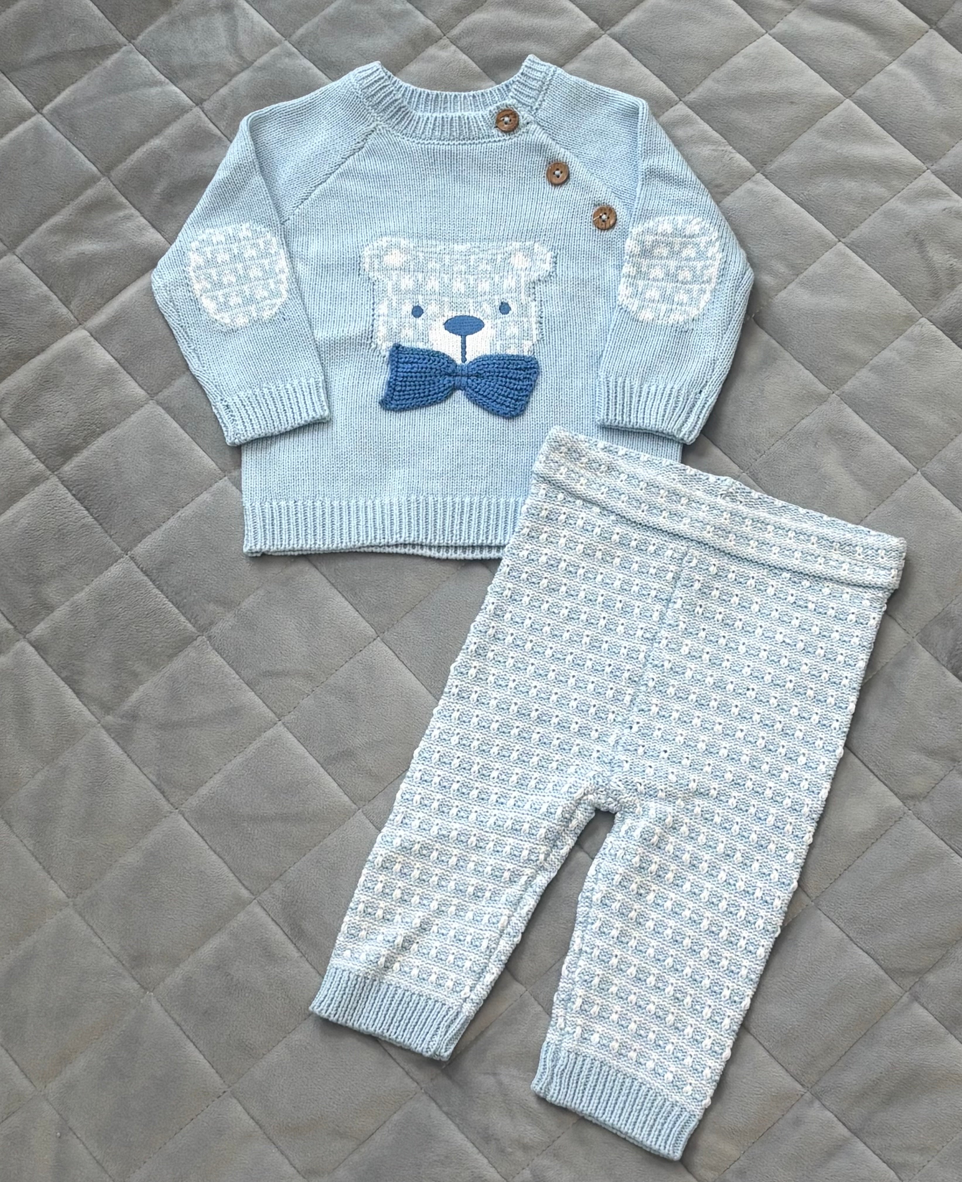 Bear knitted set
