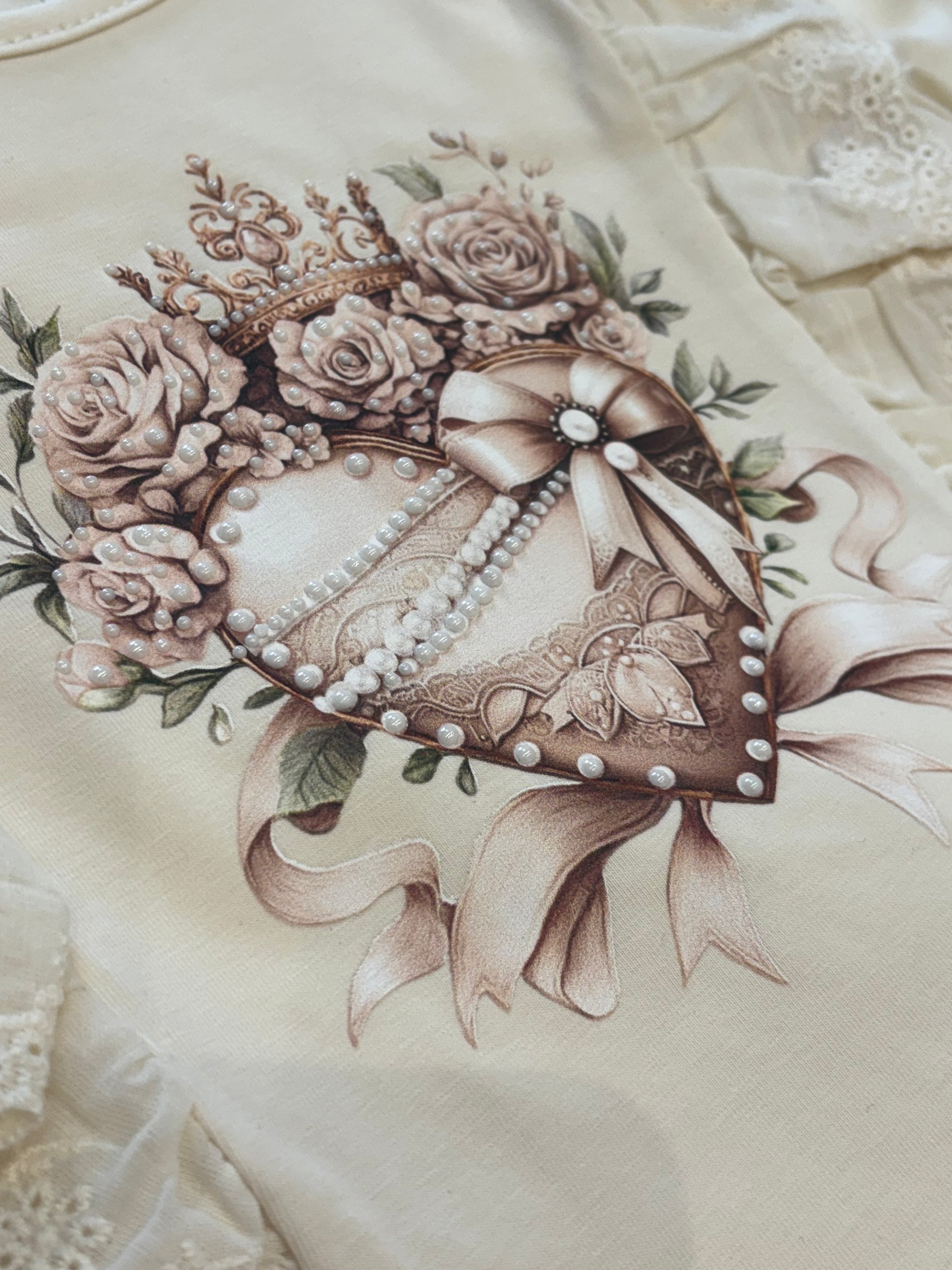 Girls frill and bow set