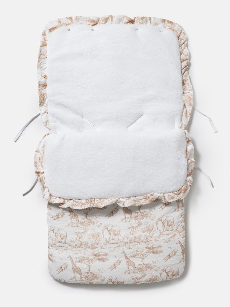 Safari print footmuff