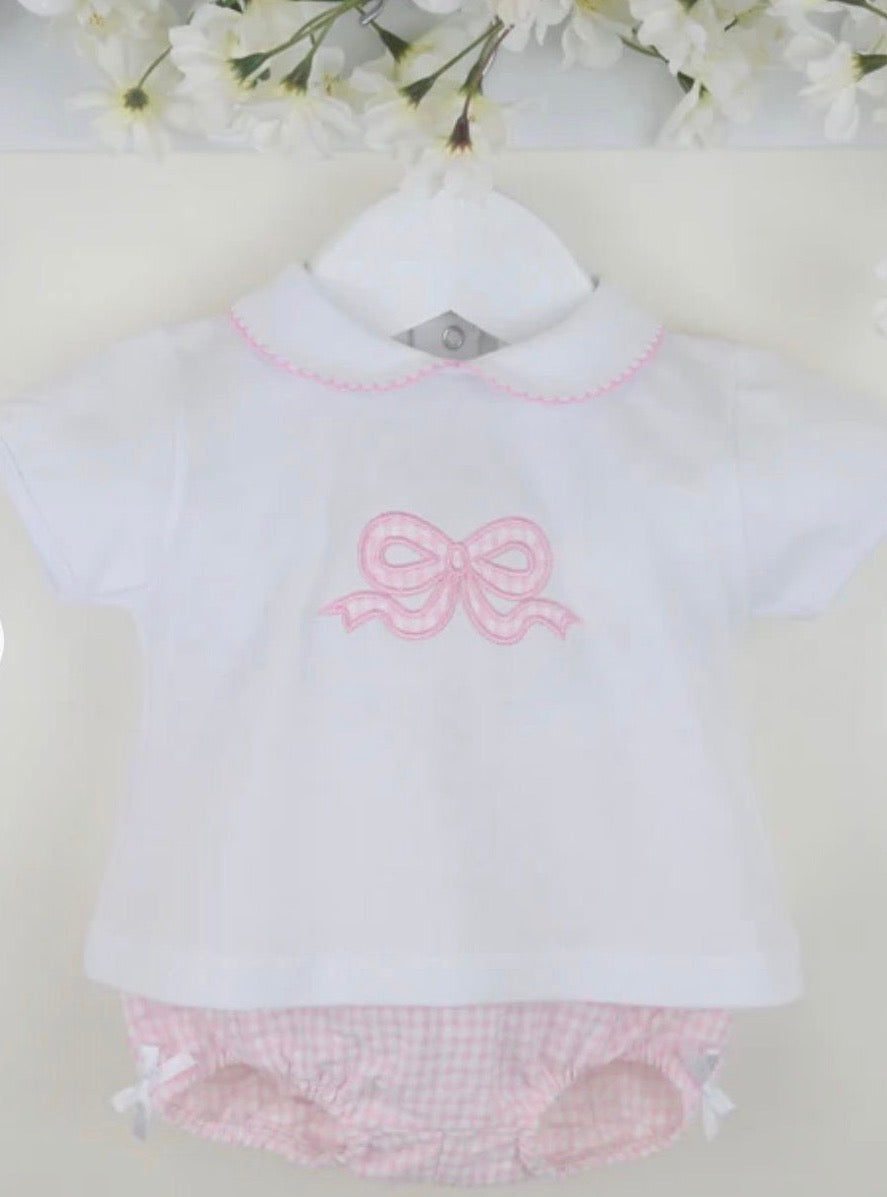 PEX gingham bow set
