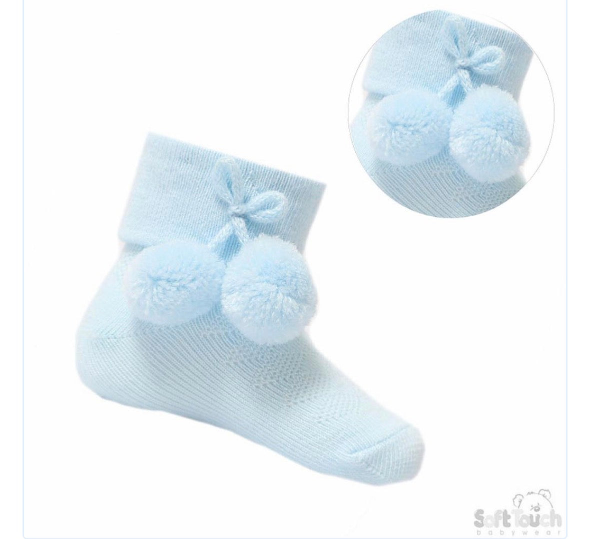 Ankle pom socks
