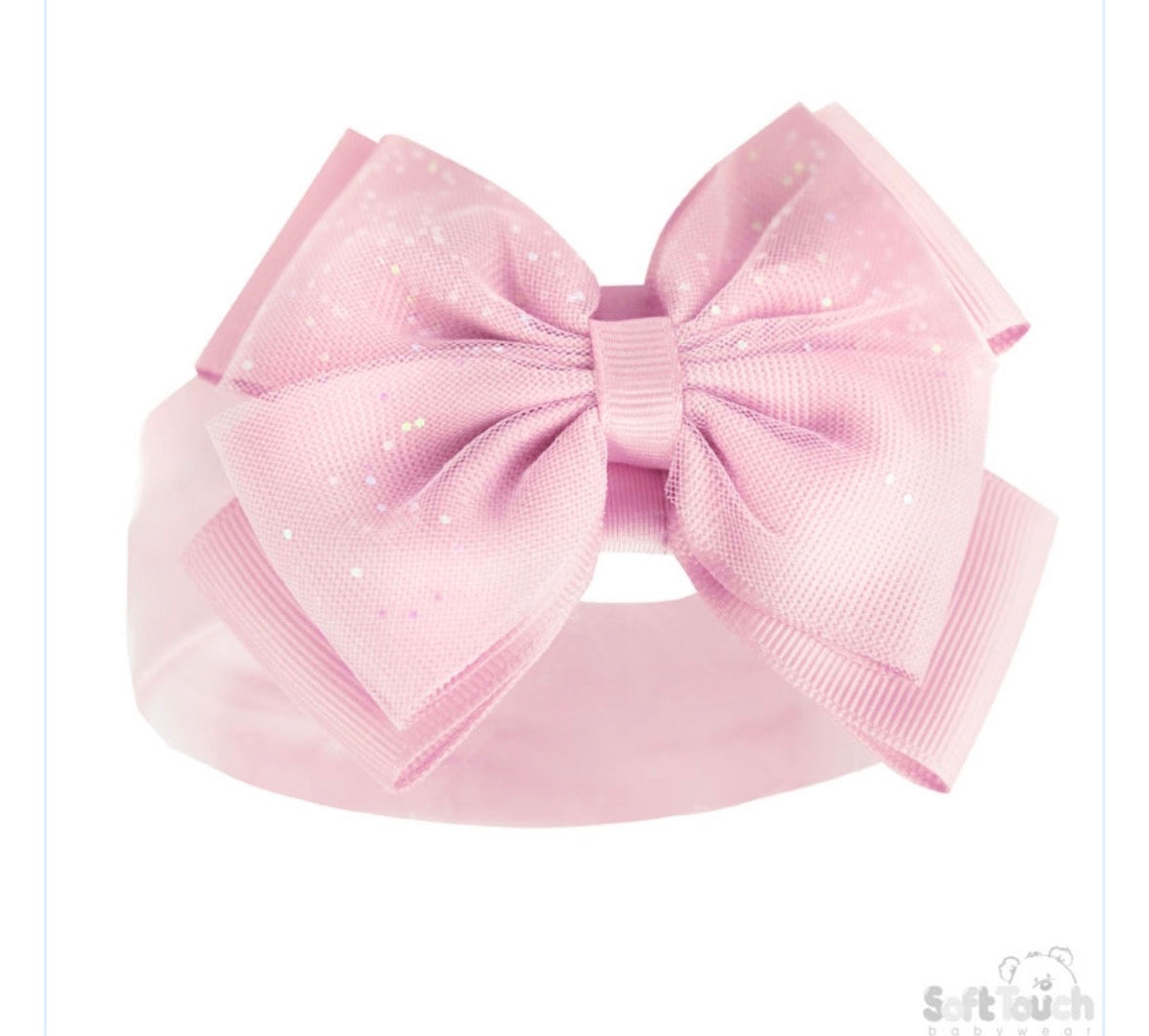 Glitter bow headbands
