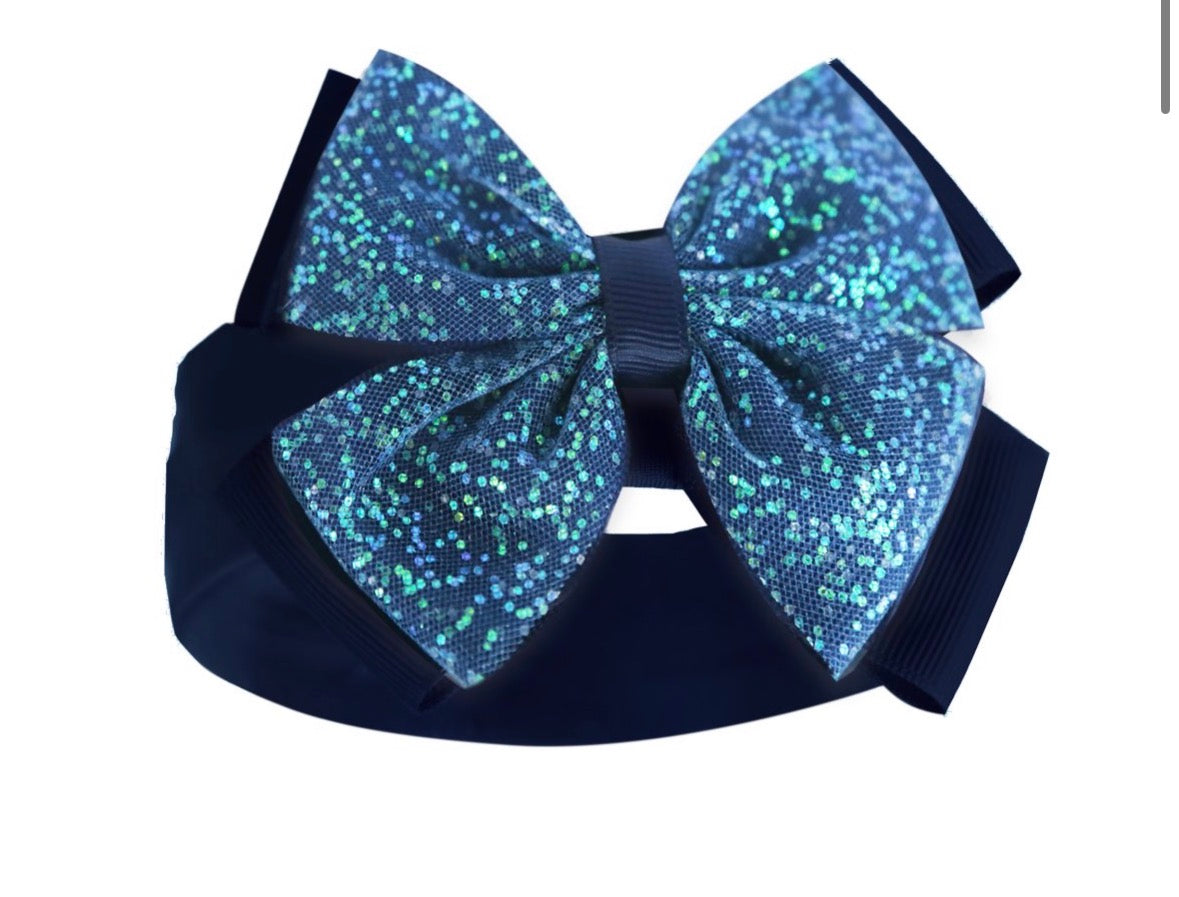 Glitter bow headbands