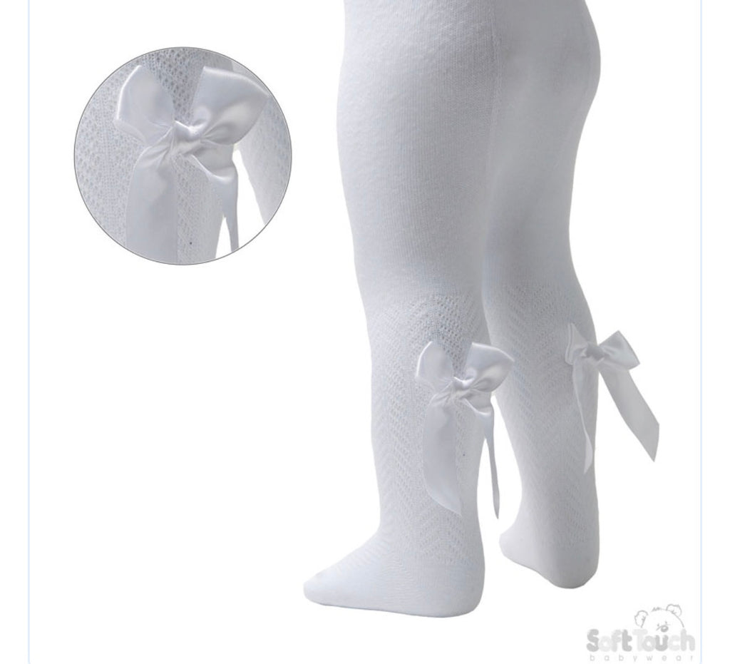 Infant bow tights