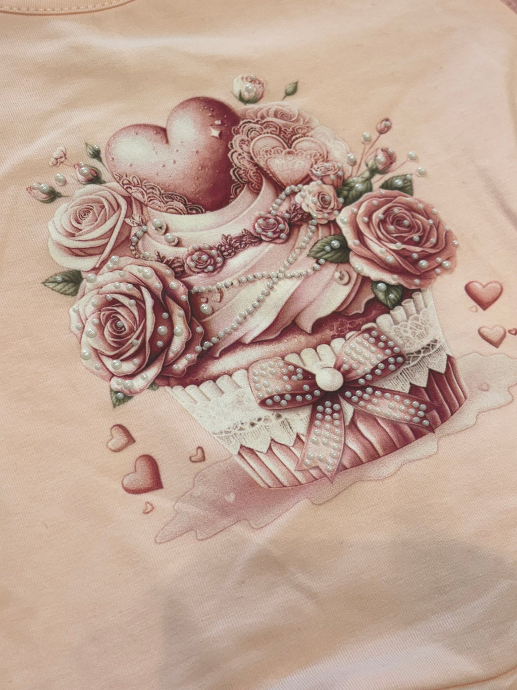 Pink frill and bow set