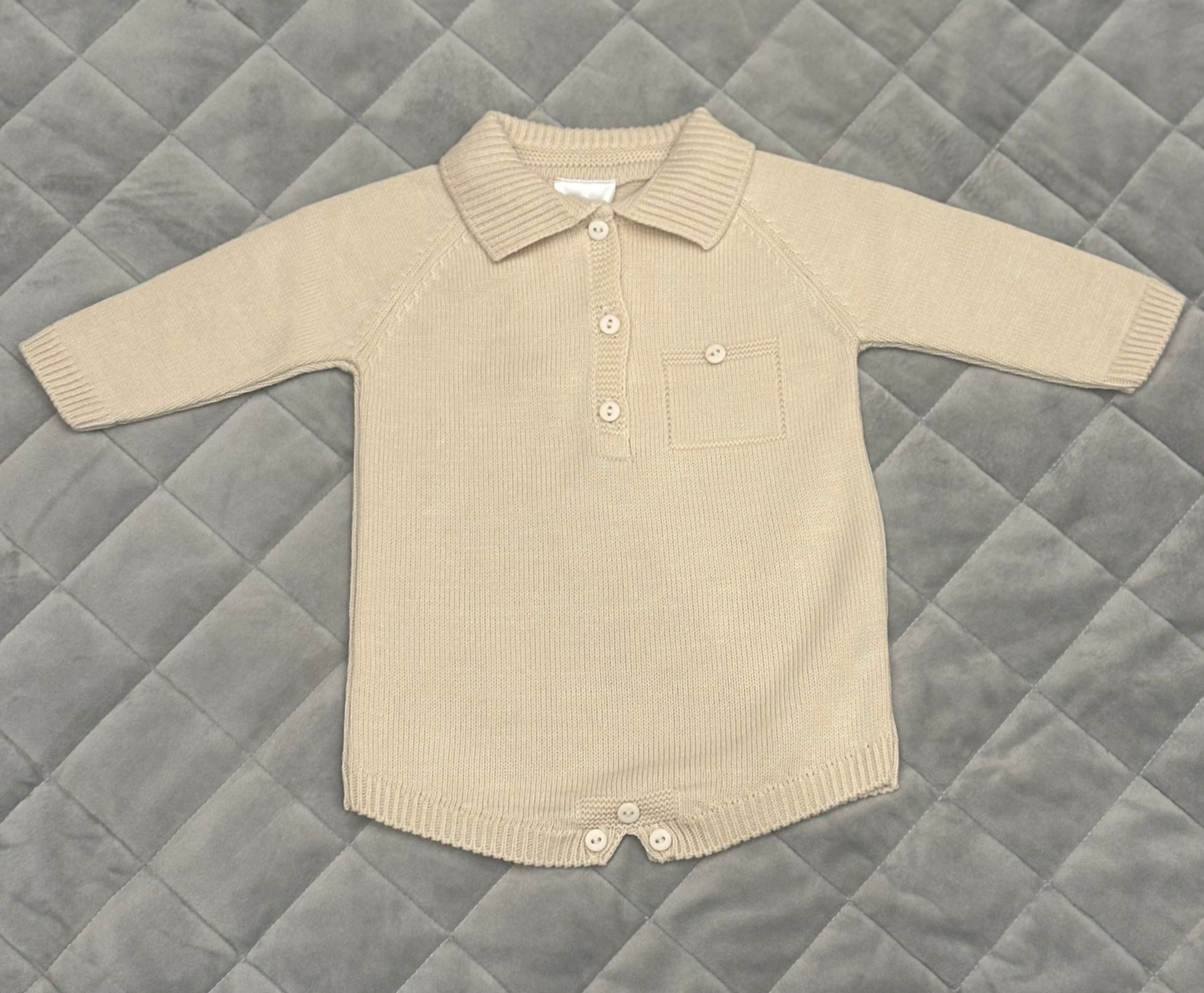 Boys PEX knitted romper