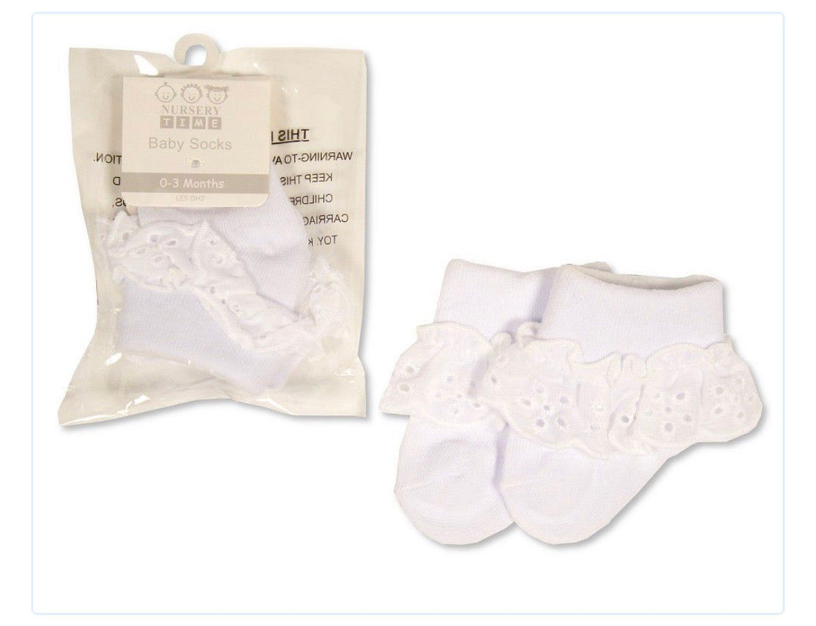 Baby ankle frill socks