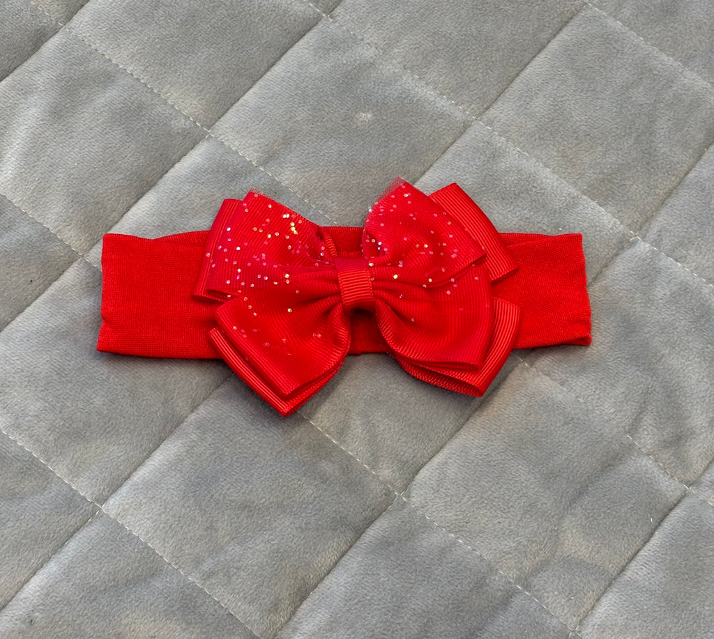 Glitter baby bows