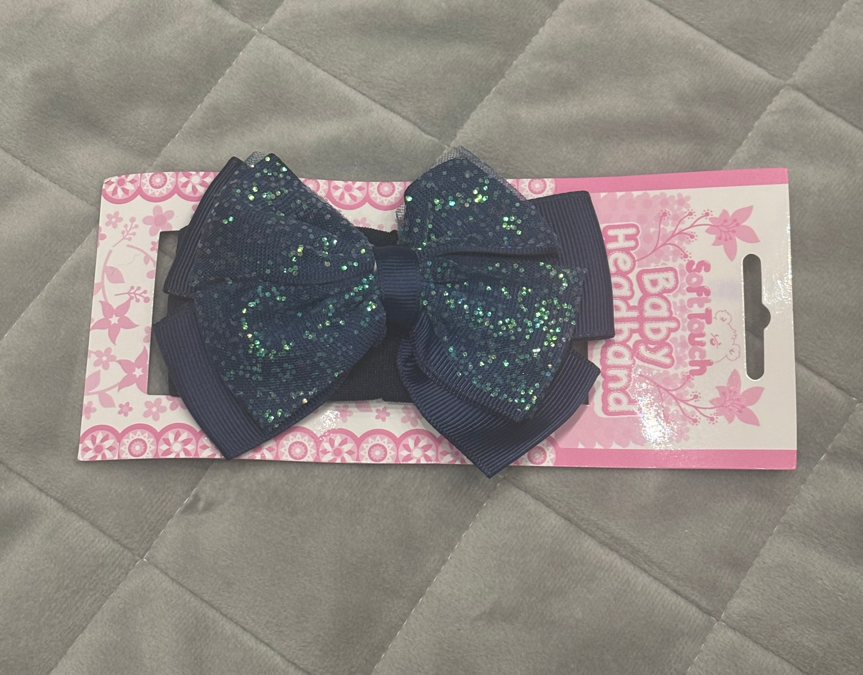 Glitter baby bows