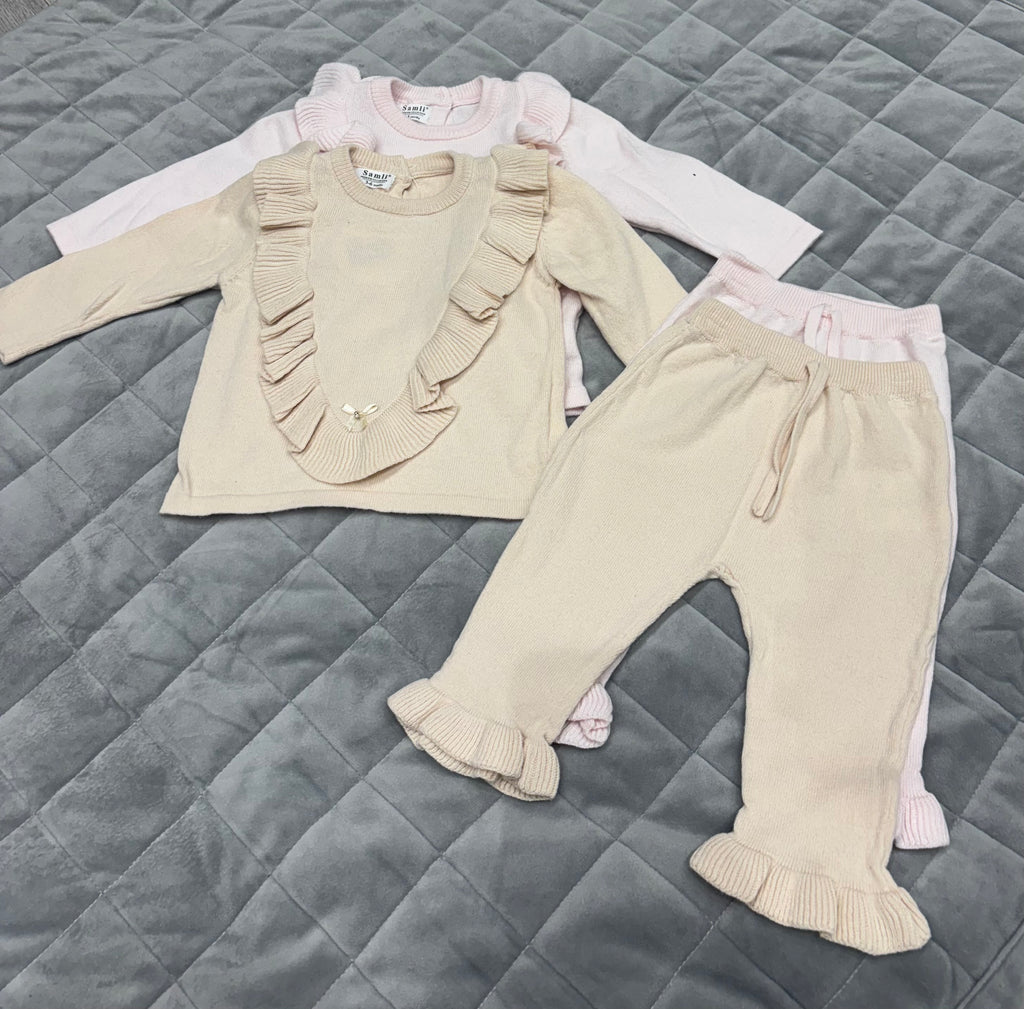 Baby girl 2 piece frill set